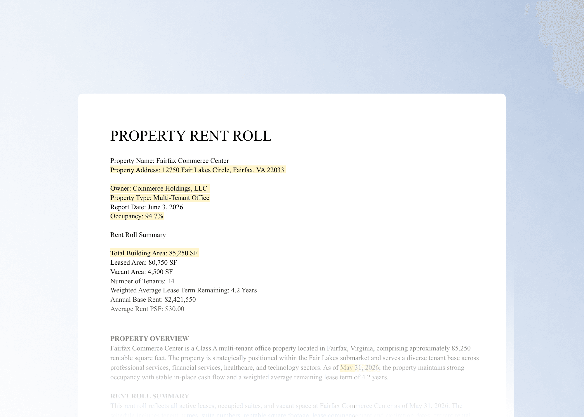 An audit trail behind every model number.